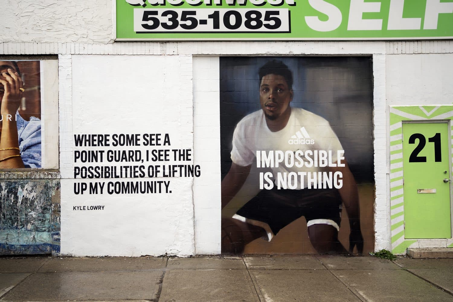 Adidas Originals mural — Queen West, Toronto — One Day Creates